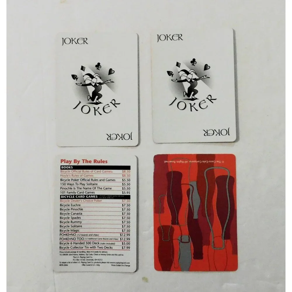 Vintage Coca-Cola Brand Playing Cards Original Box Red Deck